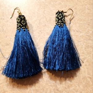 🍒 Tassel beaded earrings